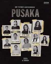 Pemain Lengkap Film Horor Pusaka. (Foto: Poster film Pusaka)