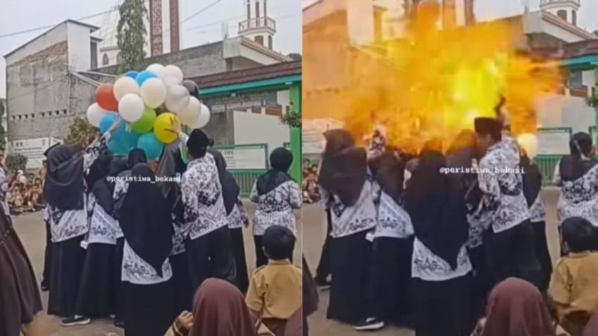 Balon Meledak saat Peringatan Hari Guru di Bekasi, Penyebab hingga Korban Luka-Luka