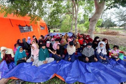 Para pengungsi rohingnya yang kini berada di Provinsi Aceh Indonesia