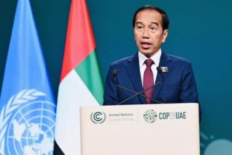 Presiden Jokowi mengatakan Indonesia butuh investasi Rp 15 ribu triliun capai emisi nol bersih 2060 di COP28 Dubai