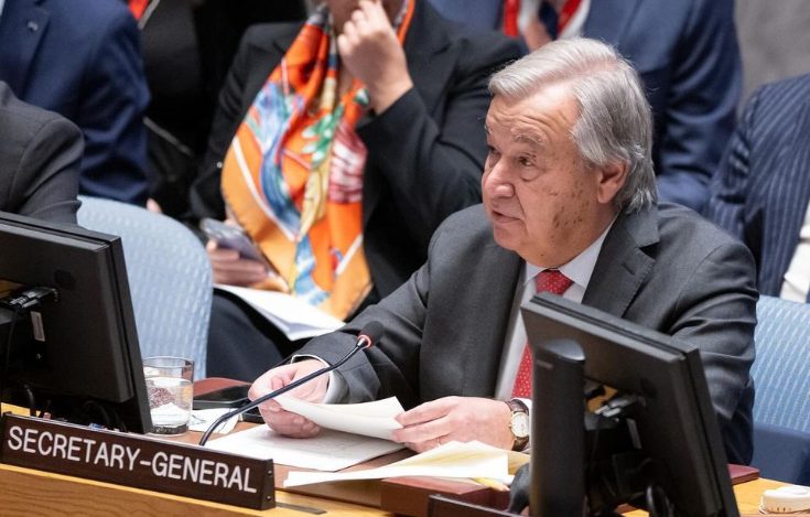 Sekretaris Jenderal PBB Antonio Guterres mendesak para pemimpin dunia pada KTT iklim COP28 tentukan langkah konkret perangi krisis iklim. (Foto: Instagram/antonioguterres)