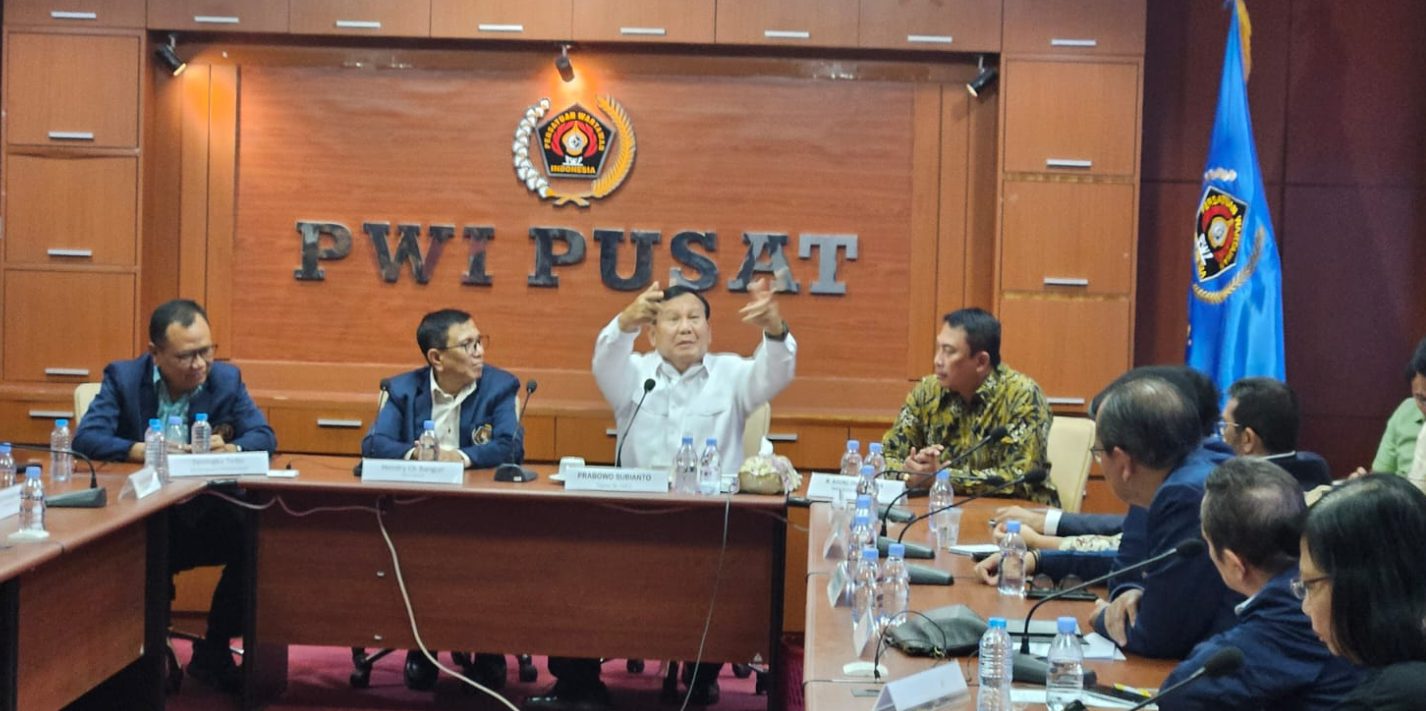 Prabowo Subianto Ungkap Kebebasan Pers