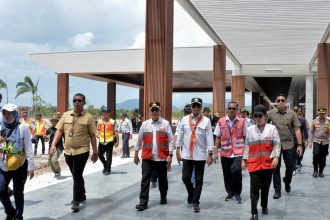 Menteri Perhubungan Budi Karya Sumadi mengungkapkan progres pembangunan Bandara Singkawang (BS) mencapai 95 persen. (Foto: Kementerian Perhubungan)