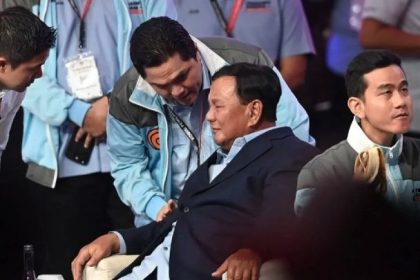 Calon presiden nomor urut 2, Prabowo Subianto, menyatakan optimis dalam meraih kemenangan dalam Pilpres 2024, terutama setelah mendapatkan dukungan dari relawan Erick Thohir alumni Amerika Serikat (ETAS) di Jakarta, pada Senin, 22 Januari 2024.