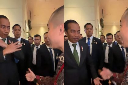 Momen Jokowi Lakukan Selebrasi 'Siuu' ala Cristiano Ronaldo