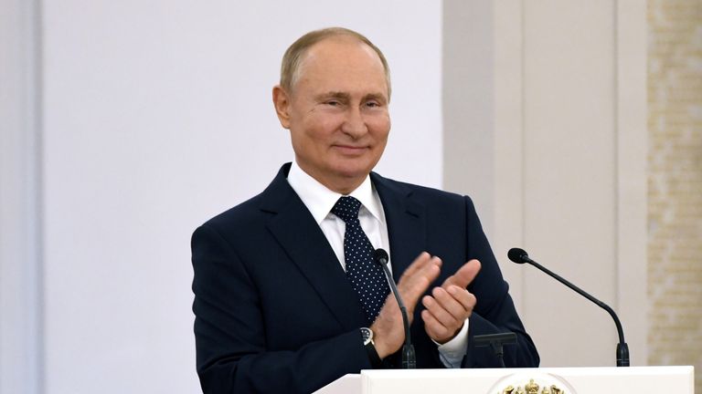 Presiden Russia Vladimir Putin