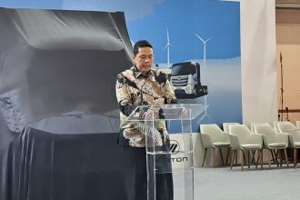 Foton Indonesia Luncurkan 3 Produk EV di GIICOMVEC 2024. (Foto: inversi.id/Dwi Kurnia)