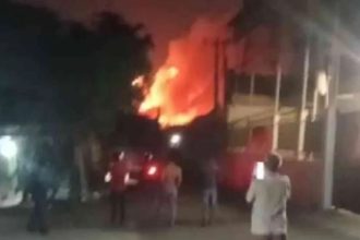 Gudang peluru TNI AD di Bogor meledak. (Foto: Antara)