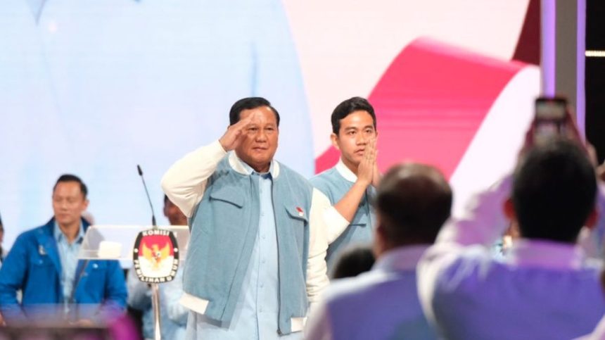 Pasangan calon presiden dan wakil presiden nomor urut 02, Prabowo Subianto dan Gibran Rakabuming unggul sementara di 13 provinsi di Indonesia, via real count yang dilakukan oleh KPU.