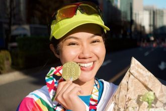 Fakta-fakta Yura Yunita, penyanyi cantik yang berhasil menaklukan Tokyo Marathon 2024 dengan jarak tempuh 42,195 KM.
