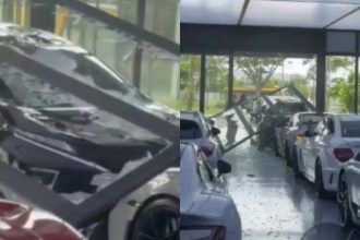 Fakta-fakta Xpander Tabrak Porsche di Showroom PIK 2, Pengemudi Diduga Mabuk