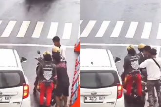 Haru! Kisah Anak Punk Bantu Ibu-ibu Tertabrak Mobil