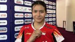 Tunggal putri Komang Ayu Cahya Dewi menyempurnakan kemenangan tim bulu tangkis putri Indonesia 5-0 atas Hong Kong pada laga kualifikasi grup Piala Uber 2024. (Foto: Antara)