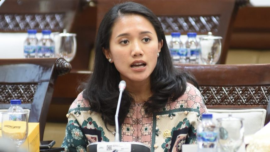 Anggota Komisi XI DPR RI Puteri Anetta Komarudin yakin saat ini kondisi fundamental ekonomi Indonesia kuat dan tangguh dalam menghadapi gejolak geopolitik global. (Foto: DPR RI)