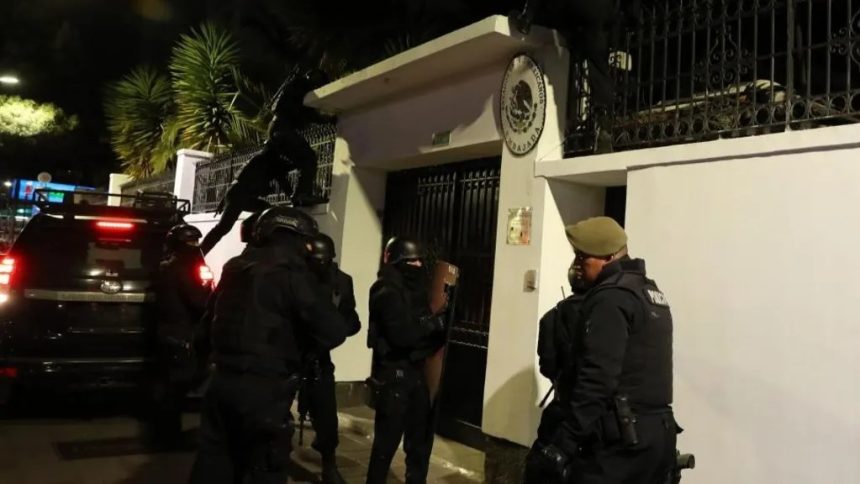 Polisi Ekuador menggerebek Kedutaan Besar Meksiko di Quito untuk menangkap mantan Wakil Presiden Ekuador Jorge Glas. (Foto: BBC)