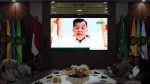Wakil Presiden RI ke-10 dan ke-12, Jusuf Kalla atau JK, menyampaikan ucapan selamat kepada Prabowo Subianto-Gibran Rakabuming Raka yang telah terpilih sebagai presiden dan wakil presiden dalam Pemilu 2024.