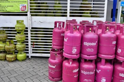 Tim Satuan Tugas Ramadan dan Idulfitri (Satgas RAFI) 2024 melaporkan stokLiquefied Petroleum Gas (LPG/Elpiji). (Foto: Kementerian ESDM)