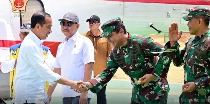 Presiden RI Joko Widodo akan melantik Marsekal Madya (Marsdya) TNI Mohamad Tonny Harjono sebagai Kepala Staf TNI Angkatan Udara (KSAU) pada hari Jumat (5/4/2024). (Foto: RRI)