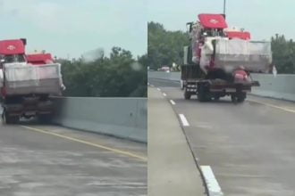 Fakta-fakta Sopir Jatuh Bangun Kejar Truk Jalan Sendiri di Tol Kalikangkung