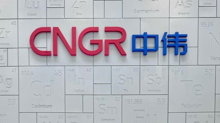 Profil Perusahaan CNGR China. (Foto: Kementerian Koordinator Bidang Perekonomian)