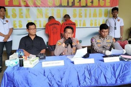 Polsek Metro Setiabudi merilis kasus pemalsuan dokumen