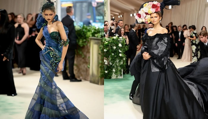 Transformasi Pesona Zendaya di Met Gala 2024. (Foto: Zendaya)