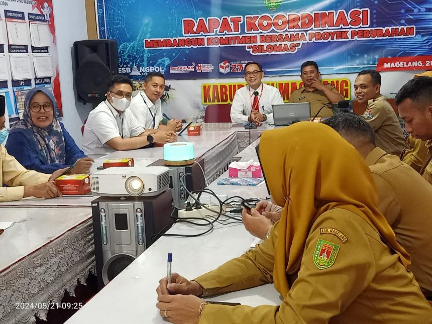 Pemerintah Kabupaten Magelang menginisiasi hadirnya aplikasi Silomas untuk memudahkan pendaftaran dan pelaporan organisasi masyarakat. (FOTO: Pemkab Magelang).