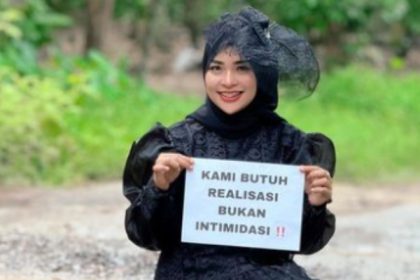 Profil dan Biodata Ummu Hani, Selebgram Lampung Mandi Lumpur di Jalan Rusak