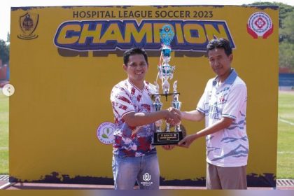 Rumah Sakit Jiwa Daerah (RSJD) meraih juara tiga dalam ajang Hospital League Soccer 2024. (FOTO: tangkapan layar IG rsjd_surakarta/Yenny Hardiyanti-inversi.id)