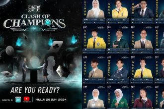 Daftar Lengkap Peserta Clash of Champions, Nama Kampus dan Jurusan. (Foto: Poster dan Daftar Peserta Batch 2 Clash of Champions)