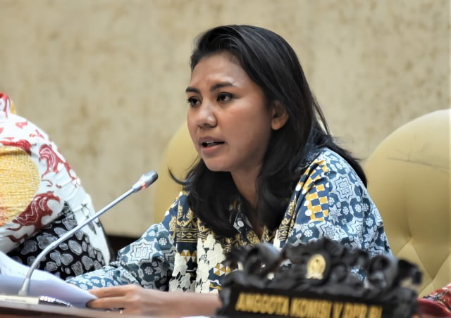 Irine Yusiana, Anggota DPR Jelaskan Perbedaan Subsidi dan Gotong Royong. (Foto: DPR RI)