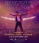 Jadwal Pembelian Tiket Konser Bruno Mars di Jakarta. (Foto: Poster konser Bruno Mars/PK Entertainment)