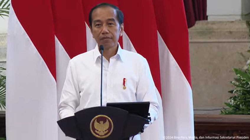 Presiden Joko Widodo (Jokowi) merespon baik laporan inflasi di angka 2,84 persen serta pertumbuhan ekonomi Indonesia berada di 5,11 persen. (Foto: Tangkapan Layar/Youtube)