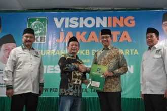 Mantan Gubernur DKI Jakarta, Anies Baswedan, menyampaikan terima kasih atas kepercayaan yang diberikan oleh DPW Partai Kebangkitan Bangsa (PKB) Jakarta, yang merekomendasikan dirinya sebagai bakal calon Gubernur Jakarta untuk Pilkada 2024.