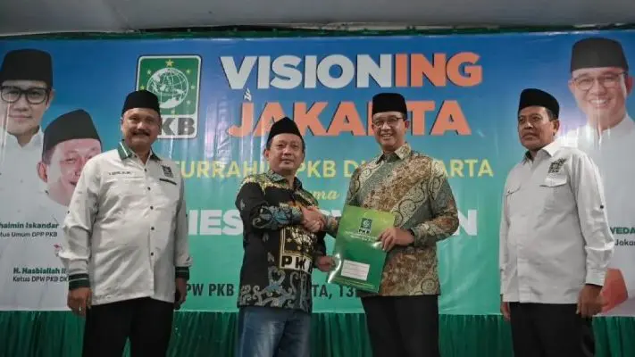 Mantan Gubernur DKI Jakarta, Anies Baswedan, menyampaikan terima kasih atas kepercayaan yang diberikan oleh DPW Partai Kebangkitan Bangsa (PKB) Jakarta, yang merekomendasikan dirinya sebagai bakal calon Gubernur Jakarta untuk Pilkada 2024.