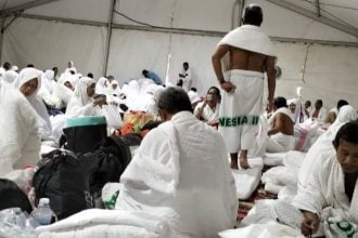 Tenda Haji Indonesia di Arafah Terlalu Kecil Sejumlah Jemaah Lansia Merasa Kesulitan (Foto: DPR RI)