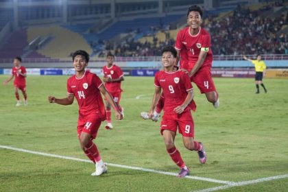 Link Live Streaming Timnas Indonesia U-16 vs Filipina di Piala AFF U-16 2024. (Foto: Selebrasi Kemenangan Timnas Indonesia U-16 atas Singapura/PSSI)
