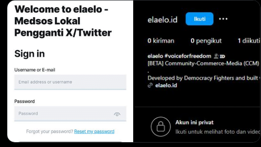 Belakangan ini, beredar aplikasi yang diklaim sebagai buatan Pemerintah Indonesia bernama Elaelo. Warganet berspekulasi bahwa aplikasi ini merupakan pengganti Twitter atau X, yang kemungkinan akan diblokir.