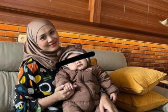 Putra Seleb TikTok Cici Chania Diduga Dianiaya ART. (Foto: Cici Chania bersama anak/Instagram)