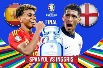 Final Euro 2024: Prediksi Skor Spanyol vs Inggris. *(Foto: UEFA)