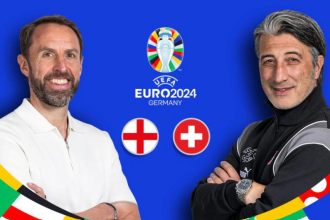 Link Live Streaming Inggris vs Swiss di EURO 2024. (Foto: Pelatih Inggris Gareth Southgate dan Pelatih Swiss Murat Yakin/UEFA)