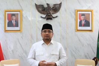 Menteri Agama (Menag) Yaqut Cholil Qoumas mengajak umat Islam di Indonesia untuk menjadikan semangat Tahun Baru Islam 1 Muharram 1446 Hijriah sebagai inspirasi melakukan evaluasi dan perbaikan diri. (Foto: Kemenag)