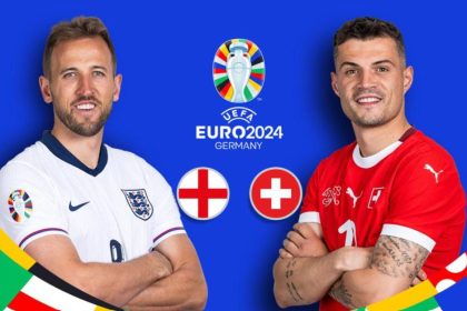 Prediksi Skor EURO 2024: Inggris vs Swiss. (Foto: UEFA)