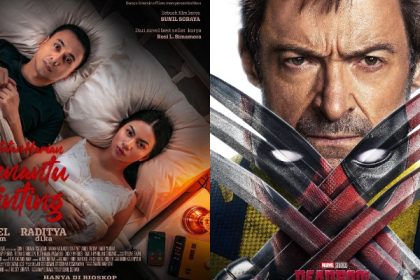 Rekomendasi 7 Film Bioskop Juli 2024 Terbaru. (Foto: Poster Catatan Harian Menantu Sinting dan Deadpoo & Wolverine)