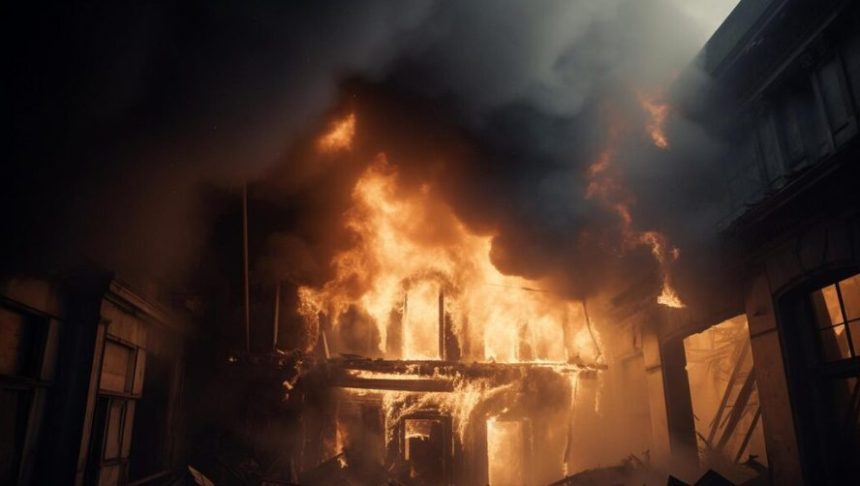 Kasus Pembakaran Rumah Wartawan di Karo, Polisi Tetapkan 2 Tersangka. (Foto: Ilustrasi Rumah terbakar/Freepik)