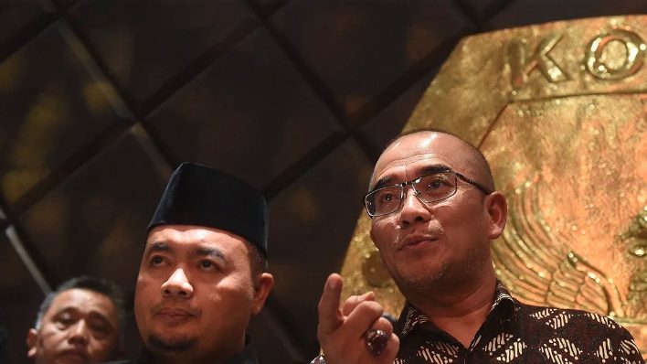 Presiden Joko Widodo belum menandatangani Keputusan Presiden (Keppres) mengenai pemberhentian Hasyim Asy'ari sebagai Ketua Komisi Pemilihan Umum (KPU).