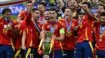 Spanyol berhasil mengalahkan Inggris dengan skor 2-1 dalam laga final Euro 2024. (Foto: Selebrasi kemenangan Spanyol di Piala Eropa 2024/UEFA)
