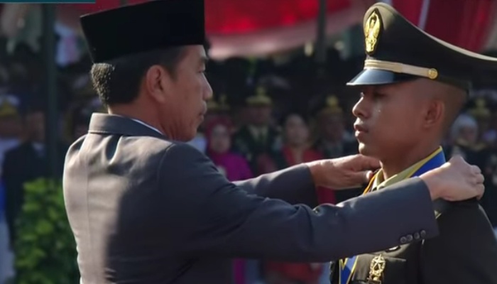 Jokowi Singgung Judi Online di Upacara Praspa TNI-Polri
