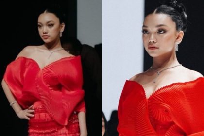 Profesional! Naura Ayu Tetap Tenang dan Bangkit saat Jatuh di Catwalk