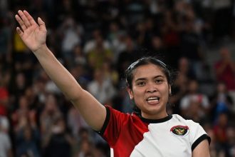 Gregoria Mariska Melaju ke Semifinal di Olimpiade Paris 2024. (Foto: Antara)